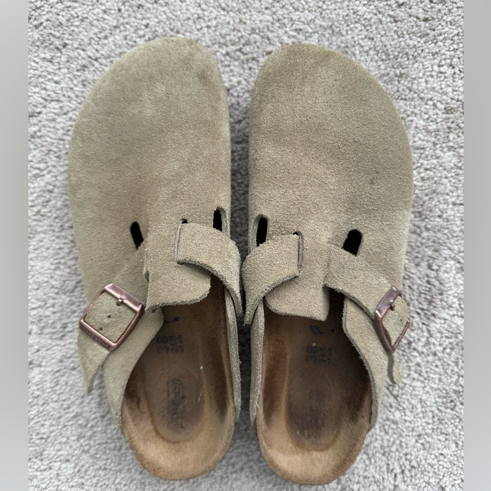 Real leather Birkenstock Boston’s